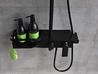 Mawialux opbouw regendouche mat zwart - afbeelding 5 van  9