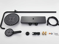 Mawialux opbouw regendouche mat zwart - afbeelding 4 van  9