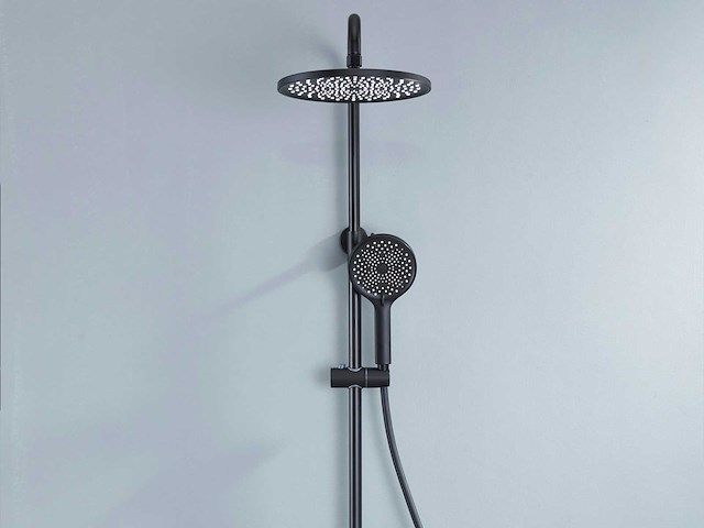 Mawialux opbouw regendouche mat zwart - afbeelding 8 van  9