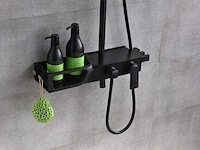 Mawialux opbouw regendouche mat zwart - afbeelding 2 van  4