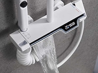 Mawialux opbouw regendoucheset - digitaal display - gunmetal grey of mat wit keuze - afbeelding 6 van  9