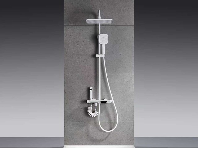 Mawialux opbouw regendoucheset - digitaal display - gunmetal grey of mat wit keuze - afbeelding 2 van  9