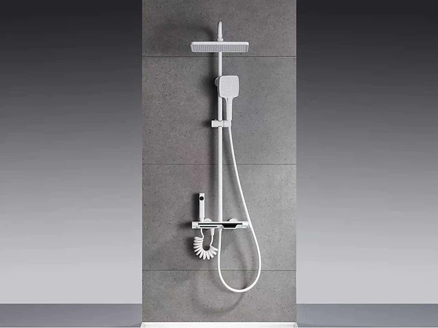 Mawialux opbouw regendoucheset - digitaal display - gunmetal grey of mat wit keuze - afbeelding 4 van  9