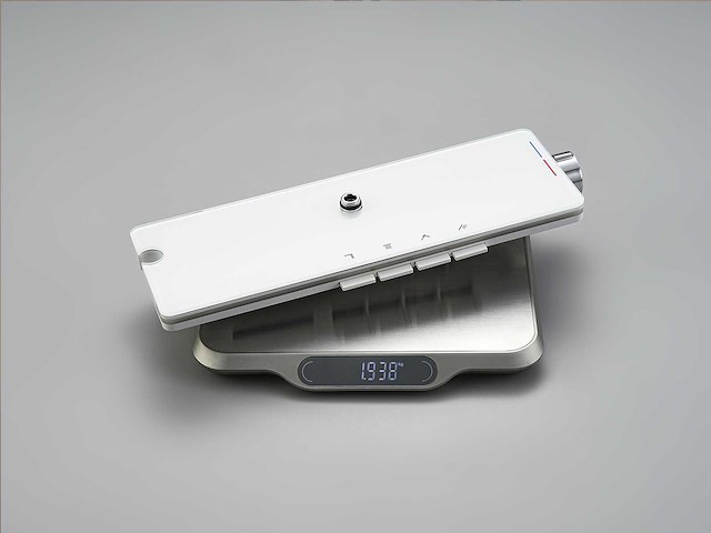 Mawialux opbouw regendoucheset - digitaal display - mat wit - afbeelding 3 van  9