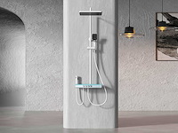 Mawialux opbouw regendoucheset - digitaal display - mat wit - afbeelding 3 van  9