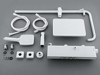Mawialux opbouw regendoucheset - digitaal display - mat wit - afbeelding 4 van  9