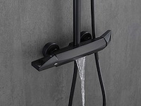 Mawialux opbouw regendoucheset - mat zwart - afbeelding 4 van  9