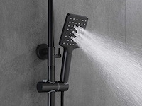 Mawialux opbouw regendoucheset - mat zwart - afbeelding 2 van  2