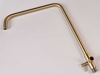 Mawialux opbouw thermostaat regendouche - geborsteld goud - afbeelding 4 van  23