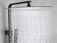 Mawialux opbouw thermostaat regendouche mat zwart - afbeelding 7 van  13