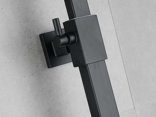 Mawialux opbouw thermostaat regendouche mat zwart - afbeelding 10 van  13