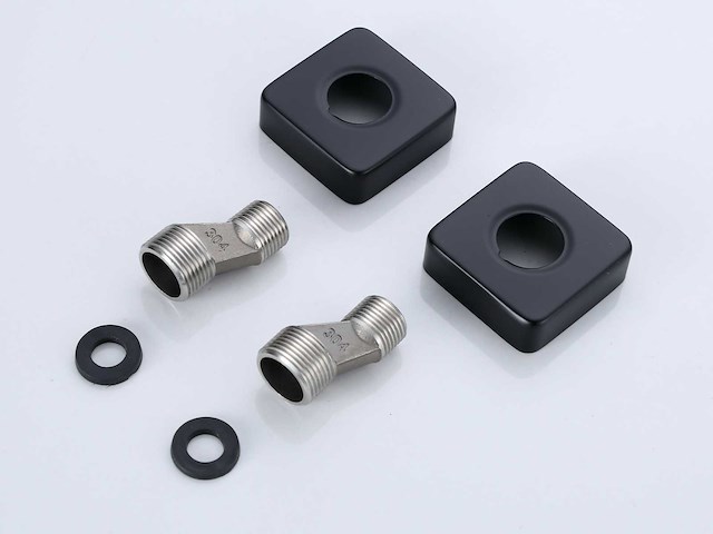 Mawialux opbouw thermostaat regendouche mat zwart - afbeelding 13 van  13