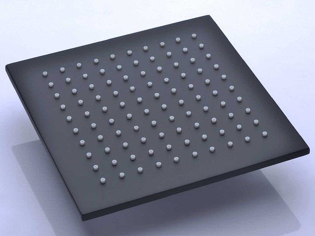 Mawialux opbouw thermostaat regendouche mat zwart - afbeelding 6 van  7