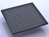 Mawialux opbouw thermostaat regendouche mat zwart - afbeelding 6 van  7