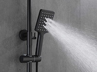 Mawialux opbouw thermostaatdouche mat zwart - afbeelding 3 van  10