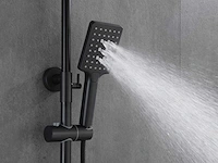Mawialux opbouw thermostaatdouche mat zwart - afbeelding 8 van  10