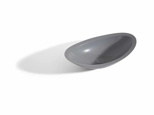 Mawialux opzet waskom - solid surface - mat grijs - afbeelding 2 van  7