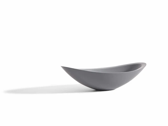 Mawialux opzet waskom - solid surface - mat grijs - afbeelding 4 van  7