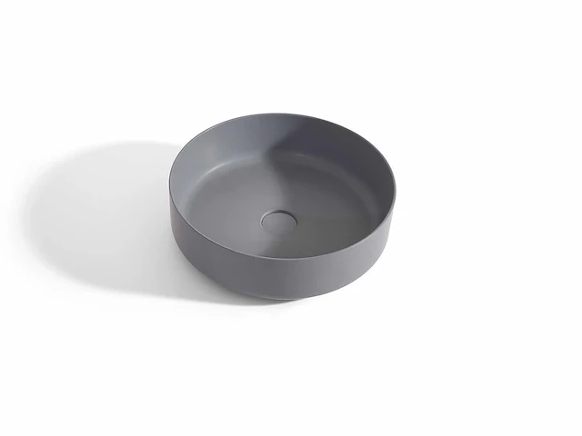 Mawialux opzet waskom - solid surface - mat grijs - afbeelding 3 van  7