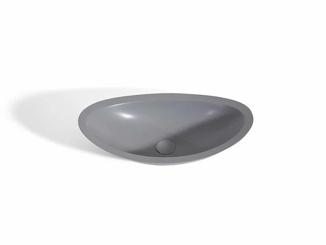 Mawialux opzet waskom - solid surface - mat grijs - afbeelding 3 van  7