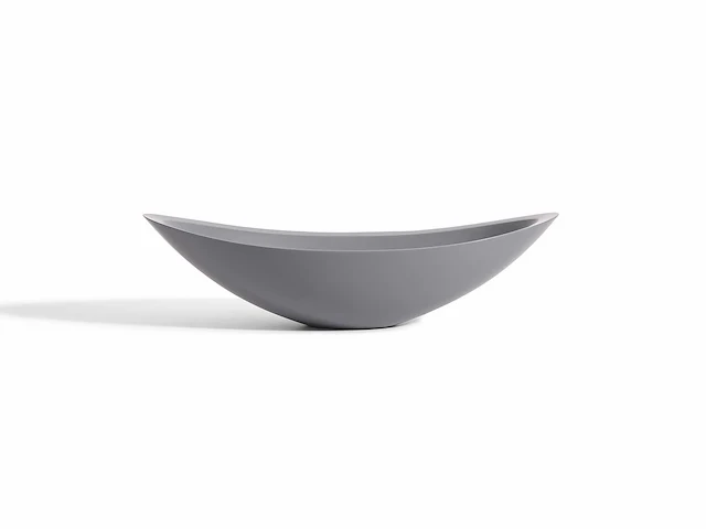 Mawialux opzet waskom - solid surface - mat grijs - afbeelding 5 van  7