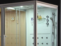 Mawialux sauna met stoomcabine wellness huis - wit - afbeelding 8 van  14