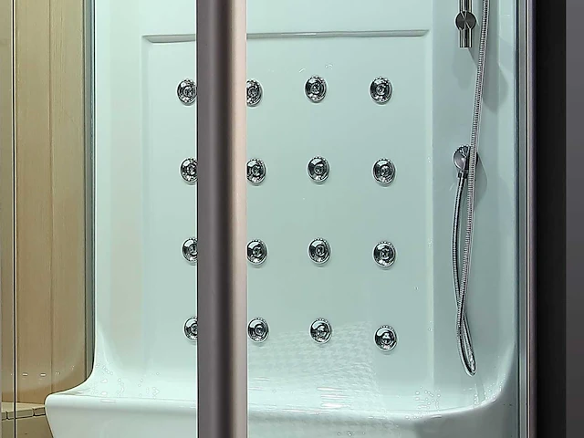Mawialux sauna met stoomcabine wellness huis - wit - afbeelding 9 van  14