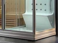 Mawialux sauna met stoomcabine wellness huis - wit - afbeelding 10 van  14