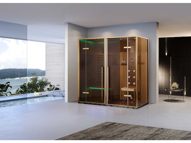 Mawialux sauna met stoomcabine wellness huis - afbeelding 3 van  10