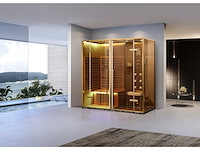 Mawialux sauna met stoomcabine wellness huis