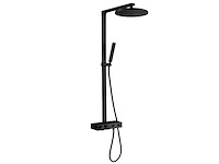 Mawialux thermostatisch design opbouw regendoucheset - mat zwart - afbeelding 1 van  6