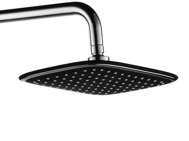 Mawialux thermostatisch opbouw regendoucheset - chroom met mat zwart - afbeelding 12 van  12