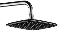 Mawialux thermostatisch opbouw regendoucheset - chroom met mat zwart - afbeelding 4 van  4