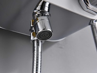Mawialux thermostatisch opbouw regendoucheset - chroom met wit - afbeelding 4 van  29