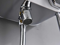 Mawialux thermostatisch opbouw regendoucheset - chroom met wit - afbeelding 4 van  29