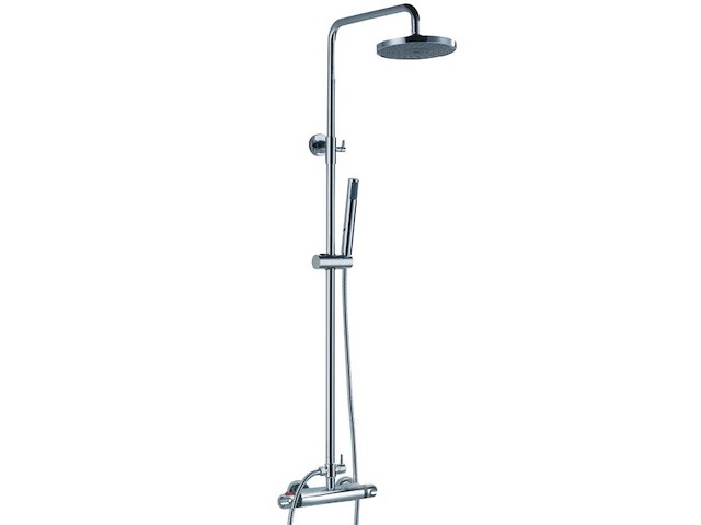 Mawialux thermostatisch opbouw regendoucheset - chroom - afbeelding 1 van  11