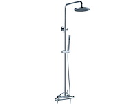 Mawialux thermostatisch opbouw regendoucheset - chroom - afbeelding 1 van  11