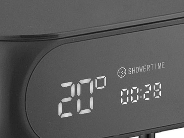 Mawialux thermostatisch opbouw regendoucheset - digitaal display - afbeelding 5 van  7