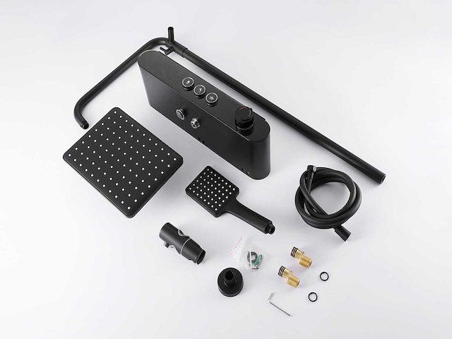 Mawialux thermostatisch opbouw regendoucheset - digitaal display - afbeelding 2 van  6