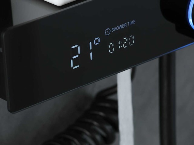 Mawialux thermostatisch opbouw regendoucheset - digitaal display - afbeelding 8 van  12
