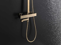 Mawialux thermostatisch opbouw regendoucheset - geborsteld goud - afbeelding 4 van  7