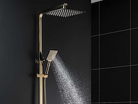 Mawialux thermostatisch opbouw regendoucheset - geborsteld goud - afbeelding 2 van  7