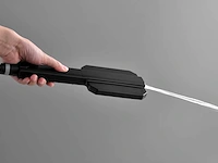 Mawialux thermostatisch opbouw regendoucheset - mat zwart met chroom bediening - afbeelding 9 van  10