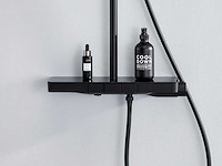 Mawialux thermostatisch opbouw regendoucheset - mat zwart - afbeelding 3 van  4