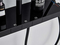 Mawialux thermostatisch opbouw regendoucheset - mat zwart - afbeelding 2 van  3