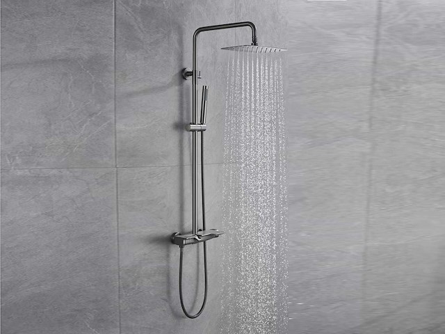 Mawialux thermostatische opbouw regendoucheset - keuze uit 3 kleuren - afbeelding 8 van  9