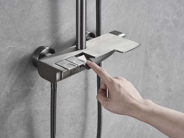 Mawialux thermostatische opbouw regendoucheset - keuze uit 3 kleuren - afbeelding 4 van  9