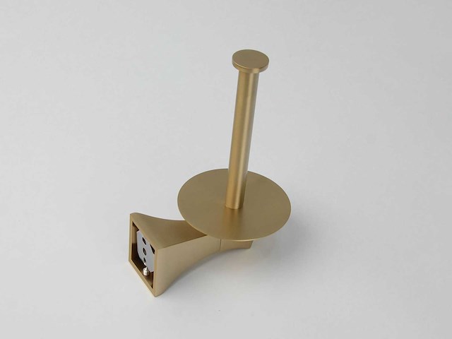 Mawialux toilet accessoire set - geborsteld goud - 4 delig - afbeelding 8 van  25