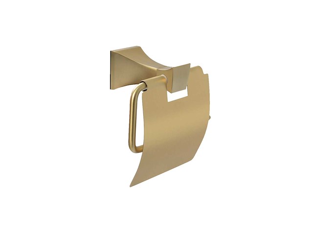 Mawialux toilet accessoire set - geborsteld goud - 4 delig - afbeelding 19 van  25