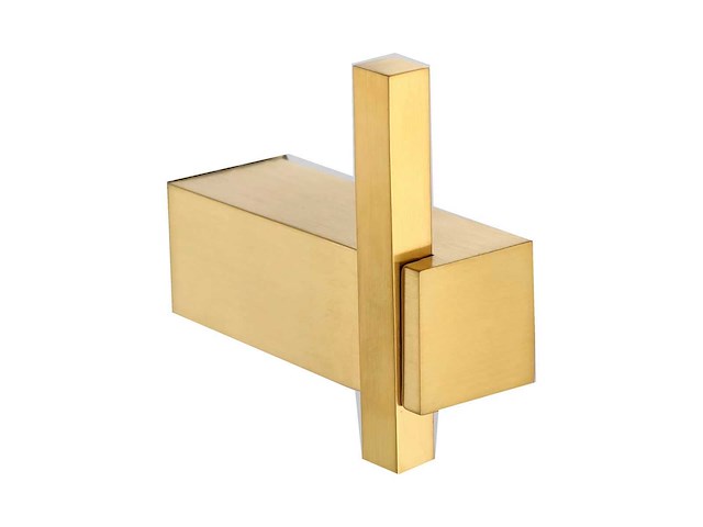 Mawialux toilet accessoire set - geborsteld goud - afbeelding 4 van  5